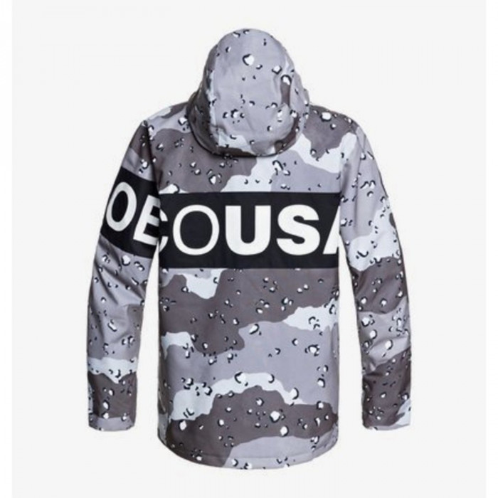 Dc shoes propaganda jacket chocolate chip greyscale camo 2021 giacca  snowboard 10k - SnowStore