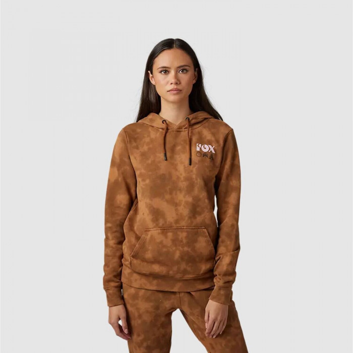 Fox racing felpa con cappuccio donna rockwilder fleece nutmeg 2023 -  SnowStore