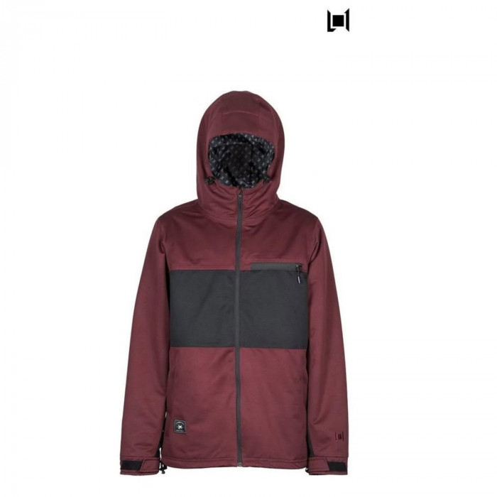 L1 premium goods hasting jacket wine black 2021 giacca ski