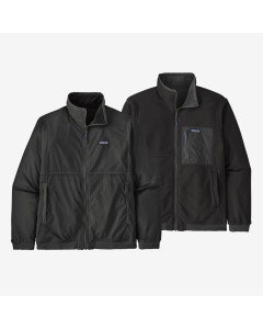 Patagonia m's reversible shelled microdini jacket forge grey