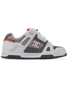 Dc shoes stag white grey grey scarpe skate