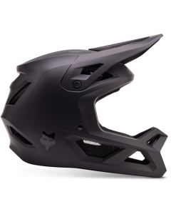 Fox racing rampage barge helmet matte black casco integrale mtb