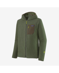 Patagonia m's R1 air full zip hoody torrey pine green pile tecnico