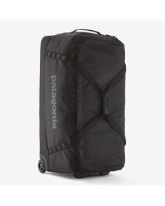 Patagonia black hole wheeled duffel 100l black valigia