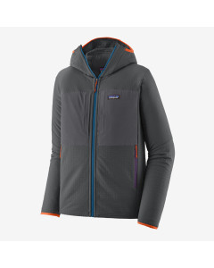 Patagonia m's R2 techface hoody jacket forge grey 