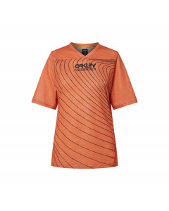 Oakley wmns factory pilot rc ss jersey soft orange