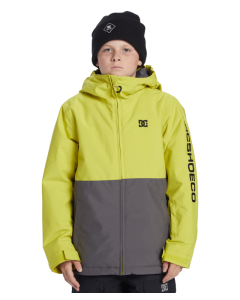 Dc shoes basis youth jacket apple green 10k 2025 giacca snowboard ragazzo