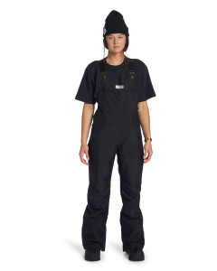 Dc shoes wmns valiant bib black pant 10k 2025 pantaloni donna snowboard