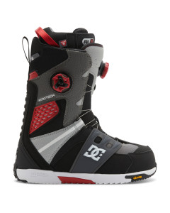 Dc shoes phantom black grey red double boa boots 2025 scarponi snowboard