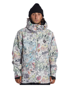 Dc shoes basis print jacket vision quest 10k giacca snowboard 2025