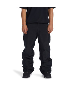 Dc shoes snow chino pant black 10k 2025 pantaloni snowboard