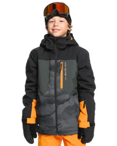 Quiksilver youth silvertip jacket true black 10k 2025 giacca ragazzo