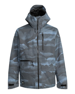 Quiksilver quest stretch 20k jacket mountain spray flint stone 2025 giacca snowboard