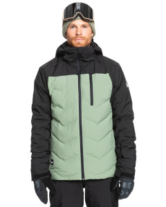 Quiksilver the edge jacket 10k sea spray 2025 giacca snowboard imbottita