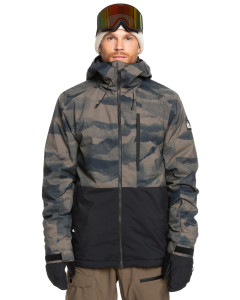 Quiksilver mission printed block jacket 10k mountain spray canteen 2025 giacca snowboard