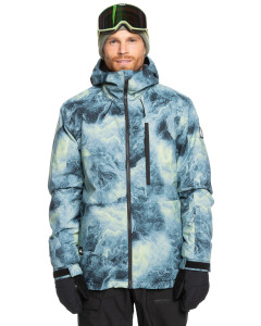 Quiksilver mission printed jacket 10k space stone 2025 giacca snowboard