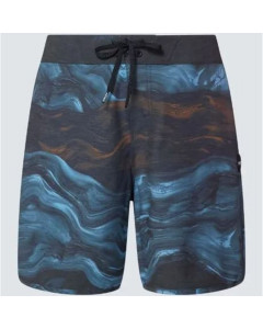 Oakley marble swirl 19'' boardshort stonewash blue magma costume surf