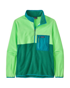 Patagonia m's microdini 1/2 zip p/o gater green