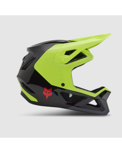 Fox racing rampage barge helmet fluorescent yellow casco integrale mtb