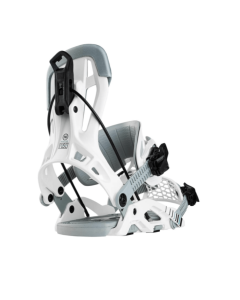 Flow fuse hybrid white attacchi snowboard