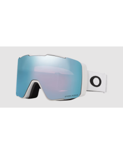 Oakley line miner pro L matte white prizm sapphire iridium snow & prizm iced iridium snow