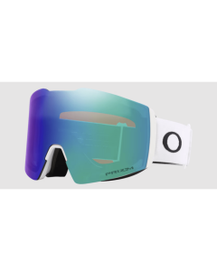 Oakley fall line L matte white prizm snow argon iridium maschera