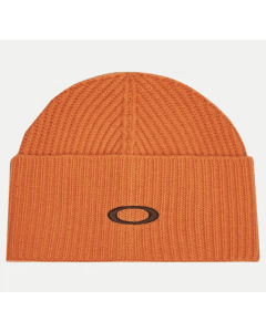 Oakley ellipse ribbed beanie ginger cappellino