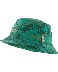 Patagonia wavefarer bucket hat Water People Banner: Cliffs and Waves Conifer Green cappello