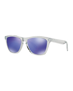 Oakley frogskins polished clear prizm violet iridium