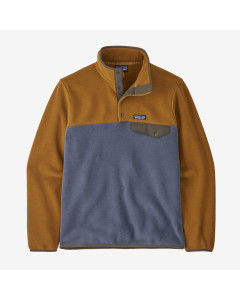 Patagonia m's LW synchilla snap-t pullover shelter brown 