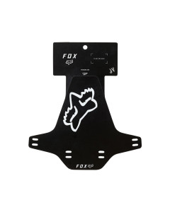 Fox racing parafango mud guard black whte 