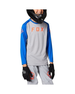 Fox racing youth defend ls jersey steel grey 2021