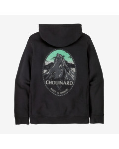 Patagonia chouinard crest uprisal hoody black felpa unisex