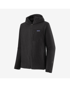 Patagonia m's R1 air full zip hoody black pile tecnico