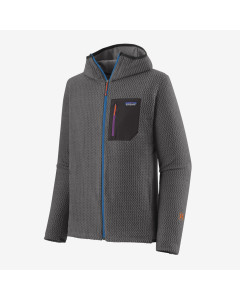 Patagonia m's R1 air full zip hoody forge grey pile tecnico