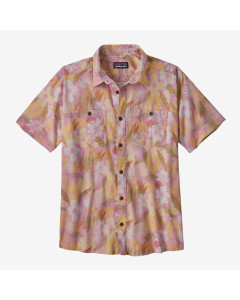 Patagonia m's back step shirt Channeling Spring: Milkweed Mauve camicia