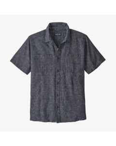 Patagonia back step shirt goshawk dobby new navy