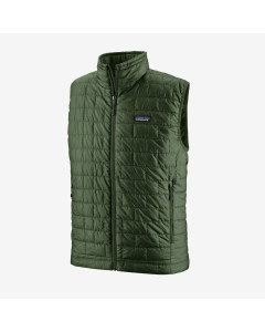 Patagonia m's nano puff vest torrey pine green smanicato