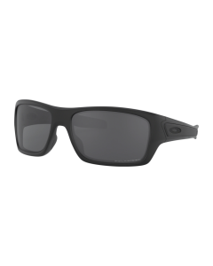 Oakley turbine matte black grey polarized