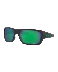 Oakley turbine matte black   prizm jade polarized