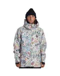 Dc shoes basis print jacket vision quest 10k giacca snowboard 2025