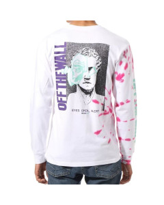 Vans eyes open tie dye l/s tee white 2020