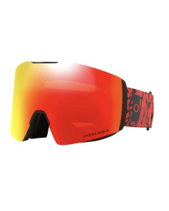 Oakley fall line l red crystal prizm snow torch iridium maschera