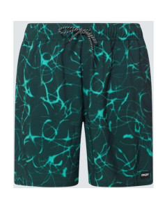 Oakley neuron rs 18'' beachshort hunter green mint crackle costume