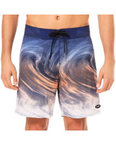 Oakley cosmic tides 18'' boardshort gradient swirl blue orange costume