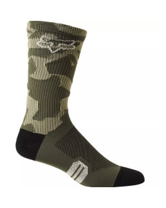 Fox racing 8'' ranger sock green camo