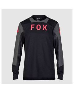 Fox racing defend ls jersey taunt black maglia mtb 2024