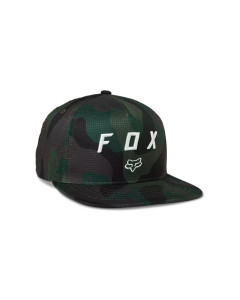 Fox racing vzns camo tech snapback green 2023 cappellino