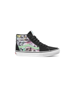 Vans skate sk8-hi  shroom doom black green 