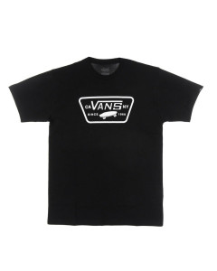 Vans full patch ss tee black white